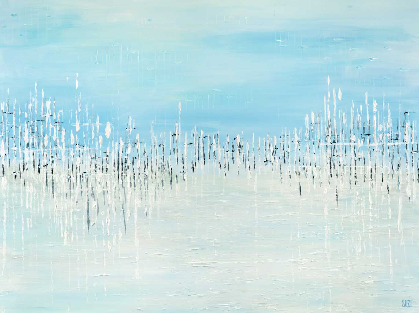 Print of Original Artwork, Ice Fishing